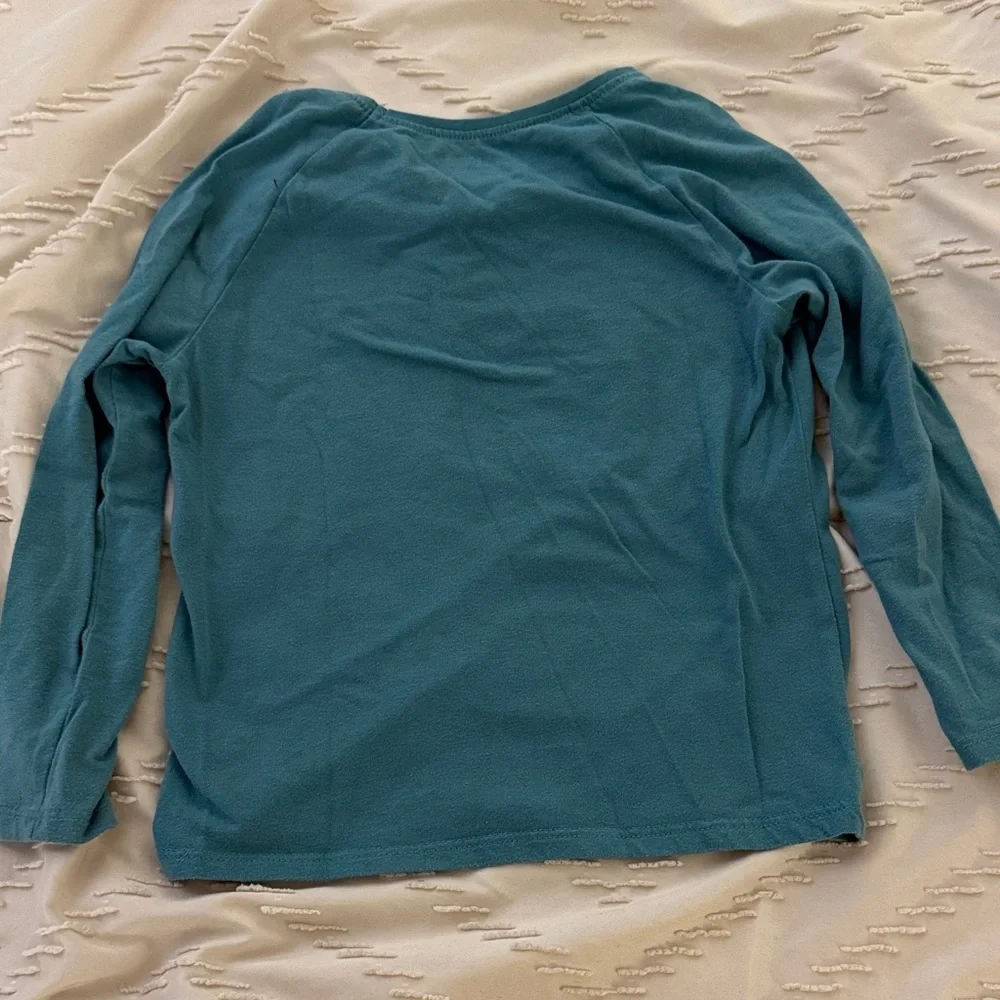 Girl’s Teal Long Sleeve Unicorn Shirt